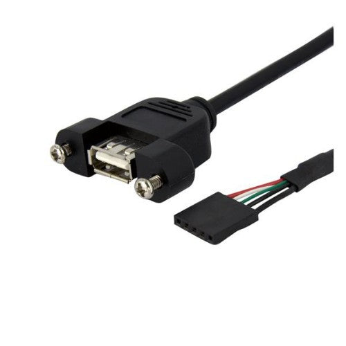 StarTech.com USBPNLAFHD3 USB cable 35.4" (0.9 m) Black