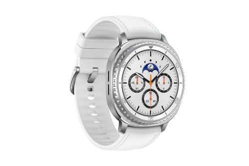 Samsung Galaxy Watch8 Classic 1.3" AMOLED 46 mm Digital 438 x 438 pixels Touchscreen Silver Wi-Fi GPS (satellite)