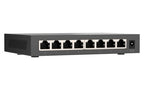 QNAP QSW-1108-8T-R2-US network switch Unmanaged 2.5G Ethernet (100/1000/2500) Desktop Black