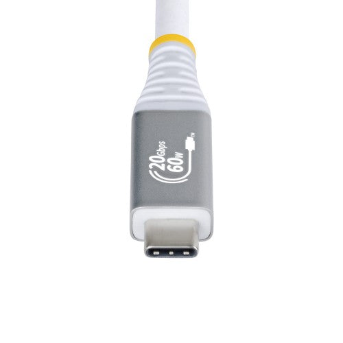 StarTech.com CC10FT20GUSB4CXW USB cable USB4 Gen 2x2 118.1" (3 m) USB C 20 Gbit/s 60 W White