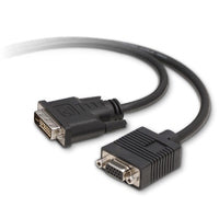 Belkin F2E0162-03-SV video cable adapter 35.4" (0.9 m) VGA (D-Sub) DVI-I Black