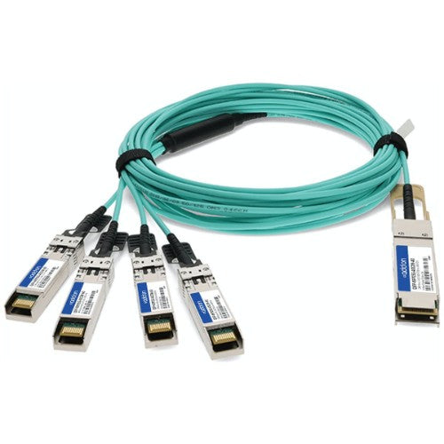 AddOn Networks QSFP-4SFP25GAOC2M-AO InfiniBand/fibre optic cable 78.7" (2 m) QSFP28 4x QSFP28 AOC Aqua color