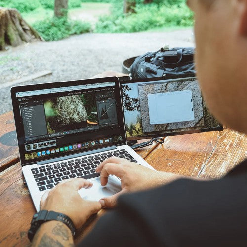 Mobile Pixels Duex Plus DS Portable monitor Black 13.3" LCD 1920 x 1080 pixels