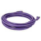 AddOn Networks ADD-15FCAT6S-PE-TAA networking cable Purple 181.1" (4.6 m) Cat6 S/UTP (STP)
