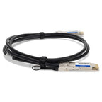 AddOn Networks QDD-400-CU2M-AO InfiniBand/fibre optic cable 78.7" (2 m) QSFP-DD Black, Silver