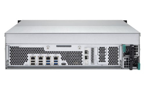 QNAP TS-EC1680U R2 NAS Rack (3U) Ethernet LAN Black, Gray E3-1246V3