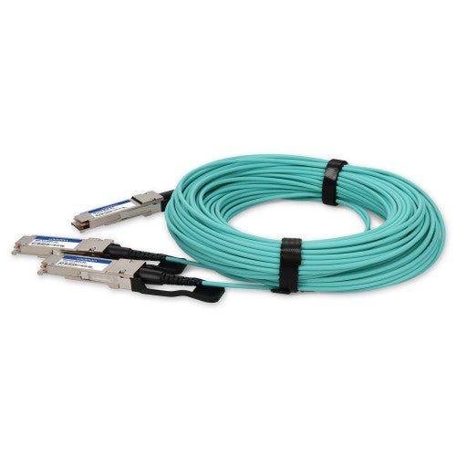 AddOn Networks MFS1S50-H020V-AO InfiniBand/fibre optic cable 787.4" (20 m) QSFP56 AOC Aqua color