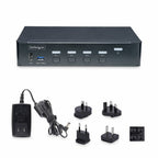 StarTech.com P4AD122-KVM-SWITCH KVM switch Rack mounting Black