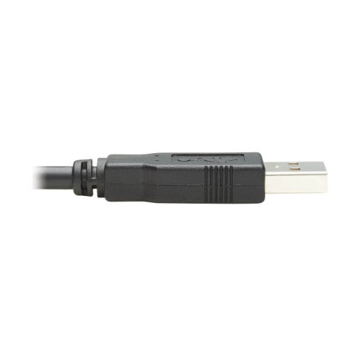 Tripp Lite U009-010-RJ45-X cable gender changer RJ-45 USB 2.0 Type-A Black