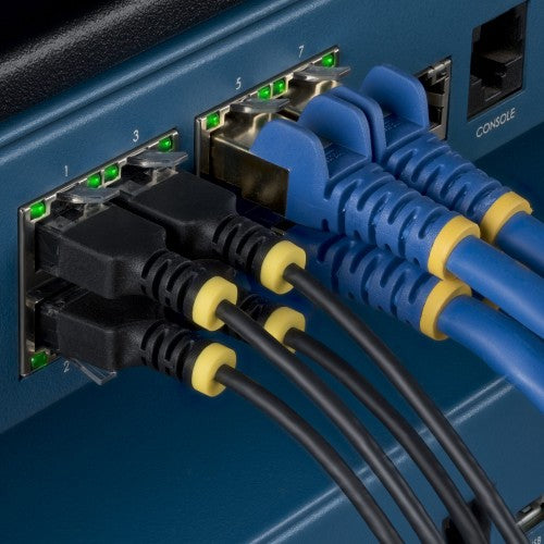 StarTech.com 6AUTP34BKS1FT10PK networking cable Black 12" (0.305 m) Cat6a U/UTP (UTP) Round