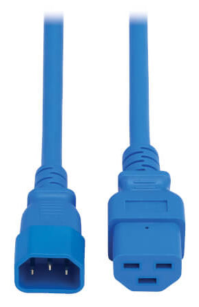 Eaton P037-005-ABL power cable Blue 23.6" (0.6 m) C14 coupler C21 coupler