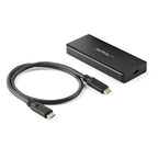 StarTech.com M2E1BRU31C storage drive enclosure SSD enclosure Black M.2