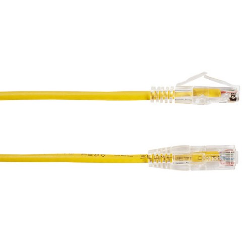 Black Box C6PC28-YL-01 networking cable Yellow 11.8" (0.3 m) Cat6 U/UTP (UTP)