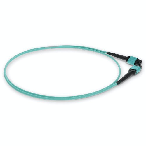 AddOn Networks ADD-MPOMPO-3M5OM4-TAA InfiniBand/fibre optic cable 118.1" (3 m) MPO LOMM Aqua color