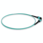 AddOn Networks ADD-MPOMPO-3M5OM4-TAA InfiniBand/fibre optic cable 118.1" (3 m) MPO LOMM Aqua color