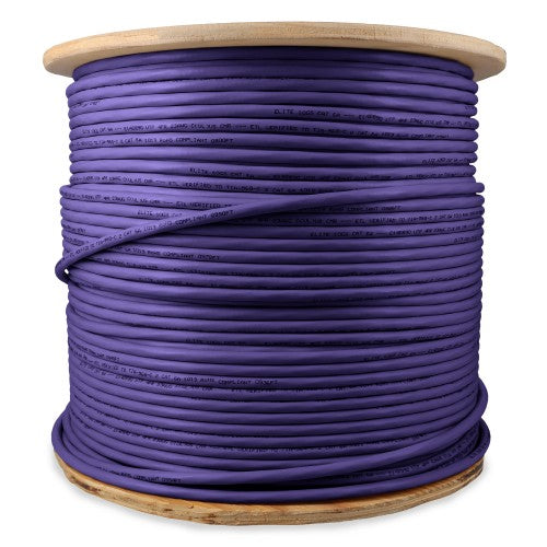 AddOn Networks ADD-CAT6ABULK1K-PE networking cable Purple 11999.6" (304.8 m) Cat6a U/UTP (UTP)