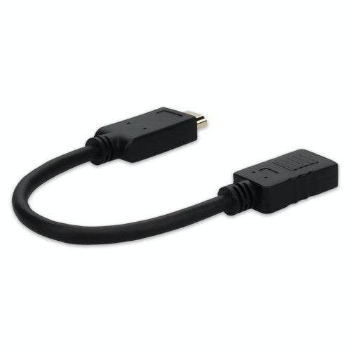 AddOn Networks HDMI2DISPLAYPORT video cable adapter 7.87" (0.2 m) HDMI Type A (Standard) DisplayPort Black
