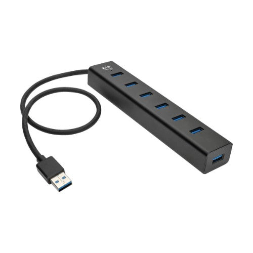 Tripp Lite U360-007-AL-INT interface hub USB 3.2 Gen 1 (3.1 Gen 1) Type-A 5000 Mbit/s Black