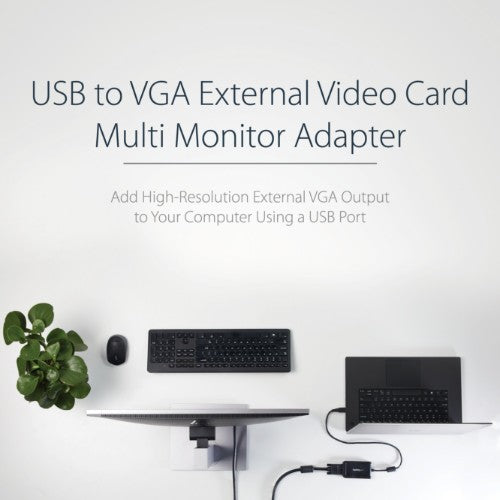 StarTech.com USB2VGAE3 USB graphics adapter 1920 x 1200 pixels Black