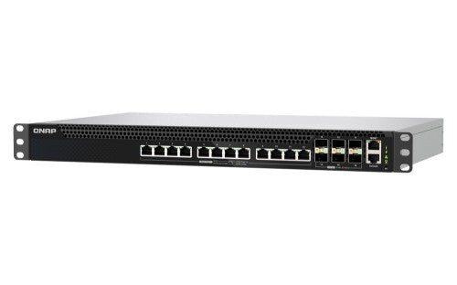 QNAP QSW-M5218P-6F12T-US network switch Managed L3 10G Ethernet (100/1000/10000) Power over Ethernet (PoE) 1U Black