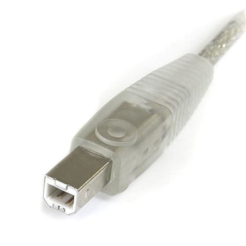 StarTech.com 15 ft. Transparent USB 2.0 Cable A-B M/M USB cable 179.9" (4.57 m)
