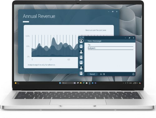 DELL Pro 14 PC14255 Copilot+ PC AMD Ryzen AI 7 PRO 350 Laptop 14" Full HD+ 16 GB DDR5-SDRAM 512 GB SSD Wi-Fi 6E (802.11ax) Windows 11 Pro Silver, Platinum US English