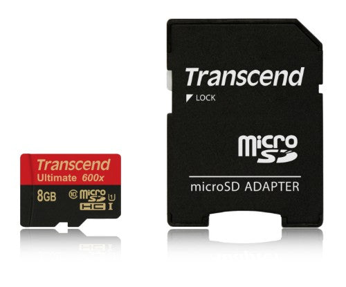 Transcend 8GB microSDHC Class 10 UHS-I (Ultimate) MLC