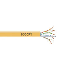 Black Box EYN866A-PB-1000 networking cable Yellow 12000" (304.8 m) Cat6