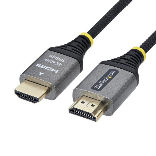StarTech.com HDMI2-FLEX-4K60-10F HDMI cable 118.1" (3 m) HDMI Type A (Standard) Black, Silver