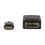 Tripp Lite U444-006-DP-BD video cable adapter 72" (1.83 m) USB Type-C DisplayPort Black