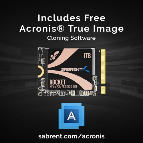 Sabrent SB-2130-1TB internal solid state drive M.2 1000 GB PCI Express 4.0 3D TLC NVMe