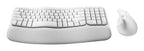 Logitech ERGO 920-013611 keyboard Mouse included Universal Bluetooth QWERTY US English White