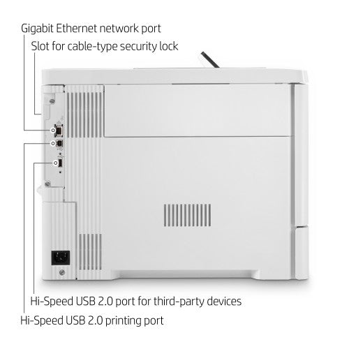 HP Color LaserJet Enterprise LaserJet Enterprise M554dn Color Printer, Ethernet Only; Duplex