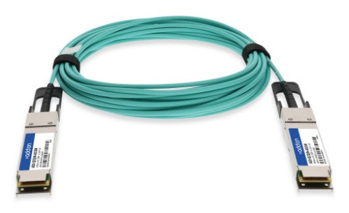 AddOn Networks ADD-QCIQIN-AOC6M InfiniBand/fibre optic cable 236.2" (6 m) QSFP+ AOC Aqua color, Stainless steel