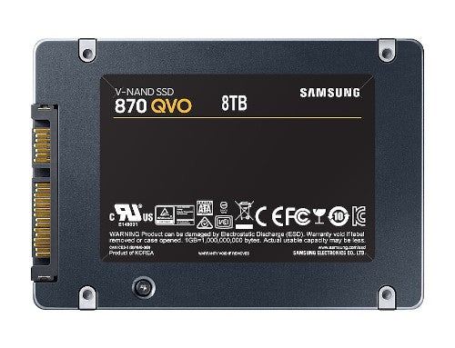 Samsung 870 QVO 8 TB 2.5" Serial ATA III V-NAND MLC