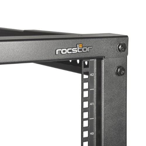 Rocstor Y10E025-B1 rack cabinet 42U Freestanding rack Black