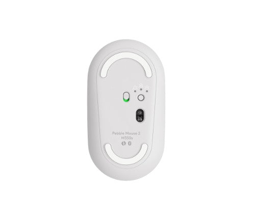 Logitech Pebble 2 Combo keyboard Mouse included Universal RF Wireless + Bluetooth QWERTY English White
