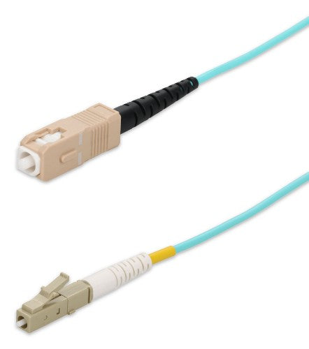 AddOn Networks ADD-SC-LC-3MS5OM4 InfiniBand/fibre optic cable 118.1" (3 m) OFNR Aqua color, Beige