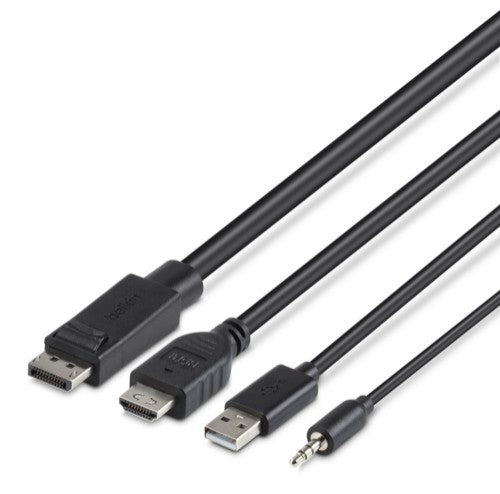 Belkin F1DN2CC-HHPP6t KVM cable Black 70.9" (1.8 m)