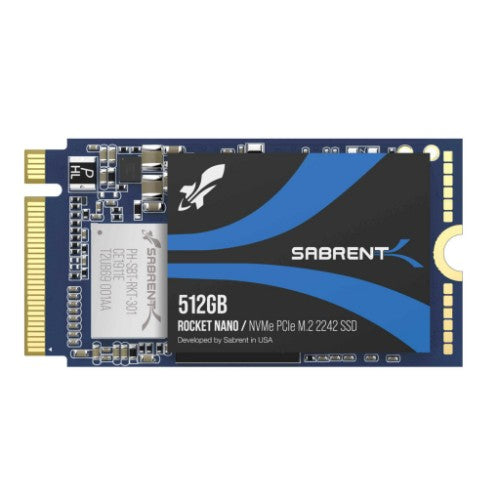 Sabrent SB-1342-512 internal solid state drive M.2 512 GB PCI Express 3.0 3D TLC NAND NVMe