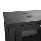 StarTech.com RK616WALM rack cabinet 6U Wall mounted rack Black