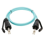 Tripp Lite N820-02M-IND InfiniBand/fibre optic cable 78.7" (2 m) LC Aqua color