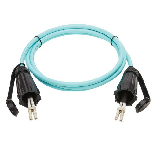 Tripp Lite N820-02M-IND InfiniBand/fibre optic cable 78.7" (2 m) LC Aqua color