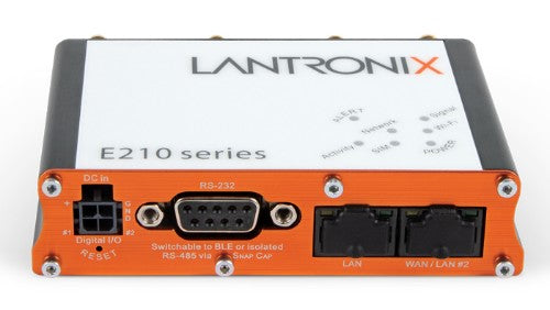 Lantronix E214 wireless router Fast Ethernet Single-band (2.4 GHz) 4G Black, Orange, White