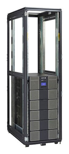 Eaton 9PXM12AAAAA rack cabinet 21U Freestanding rack Black, Silver