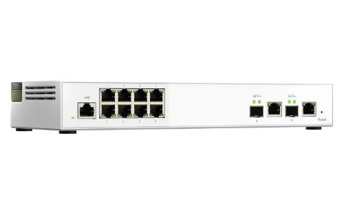 QNAP QSW-M2108-2C network switch Managed L2 2.5G Ethernet (100/1000/2500) Gray, White