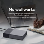 Seagate One Touch STNB16000400 external hard drive 16 TB USB Type-C Dark Gray