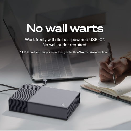 Seagate One Touch STNB16000400 external hard drive 16 TB USB Type-C Dark Gray