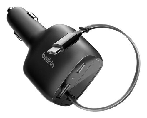Belkin CCC001FQBK mobile device charger Universal Black Cigar lighter Fast charging Auto