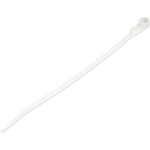 StarTech.com CBMZTS10N6 cable tie Releasable cable tie Nylon, Plastic White 100 pc(s)